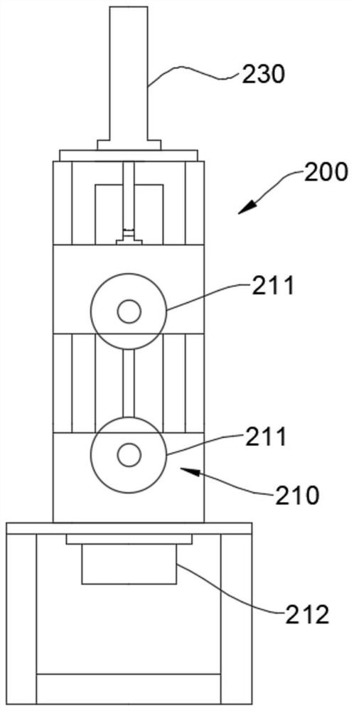 Core pipe stripping equipment for plastic-lined steel pipe