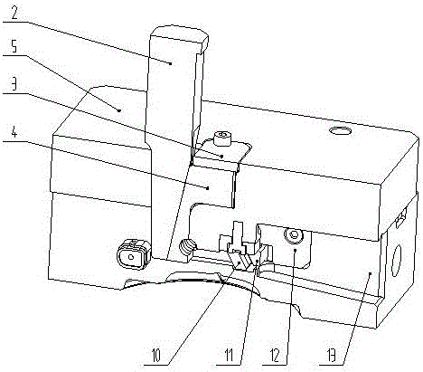 Demolding mechanism for multi-directional backoffs of plastic part of injection mold