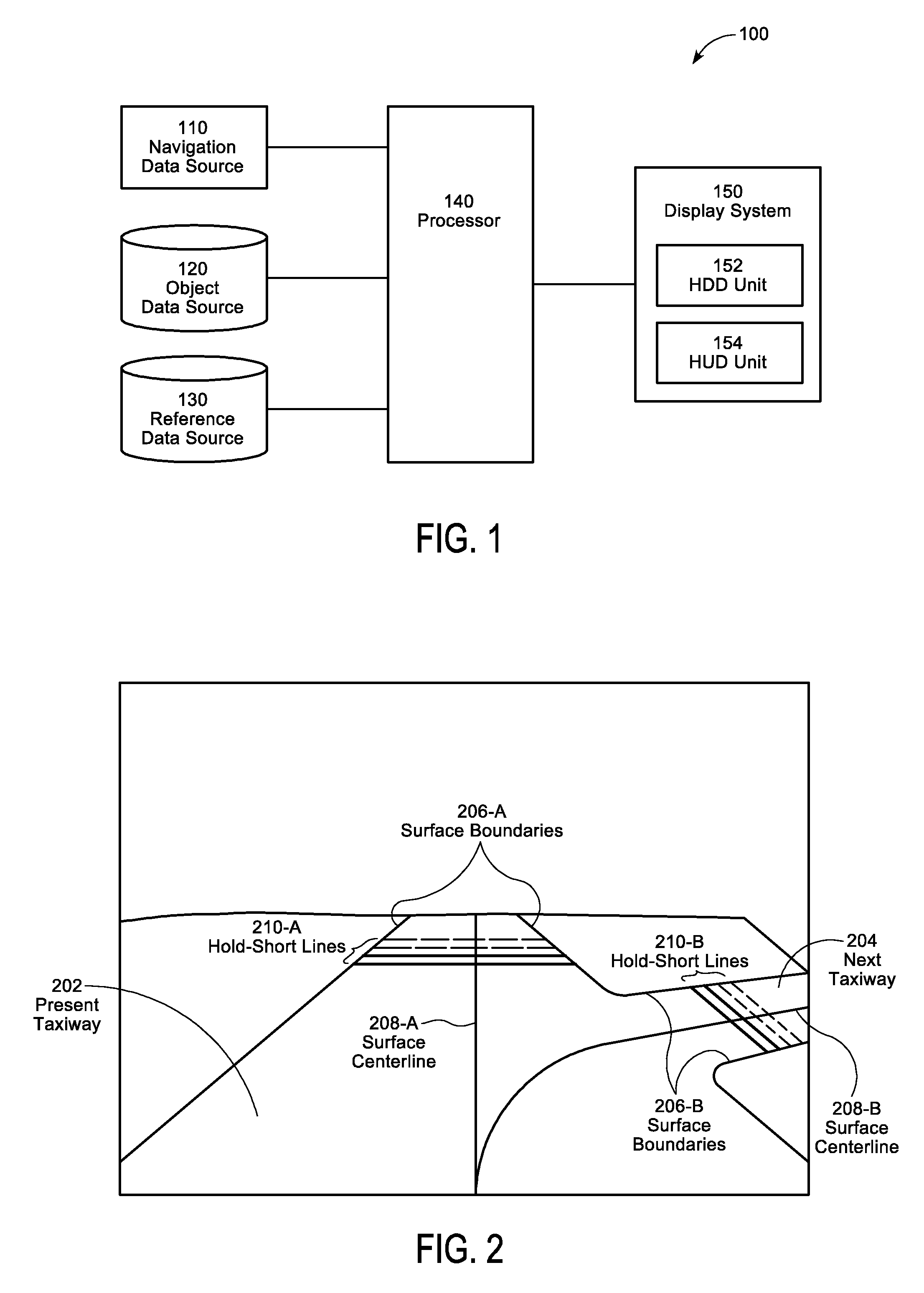 Airport surface information presentation methods for the pilot including taxi information