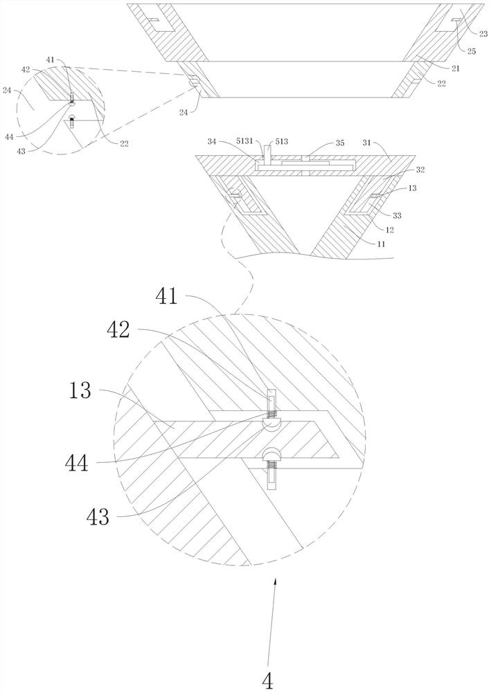 Pouring forming system for manufacturing prestressed concrete pipe pile