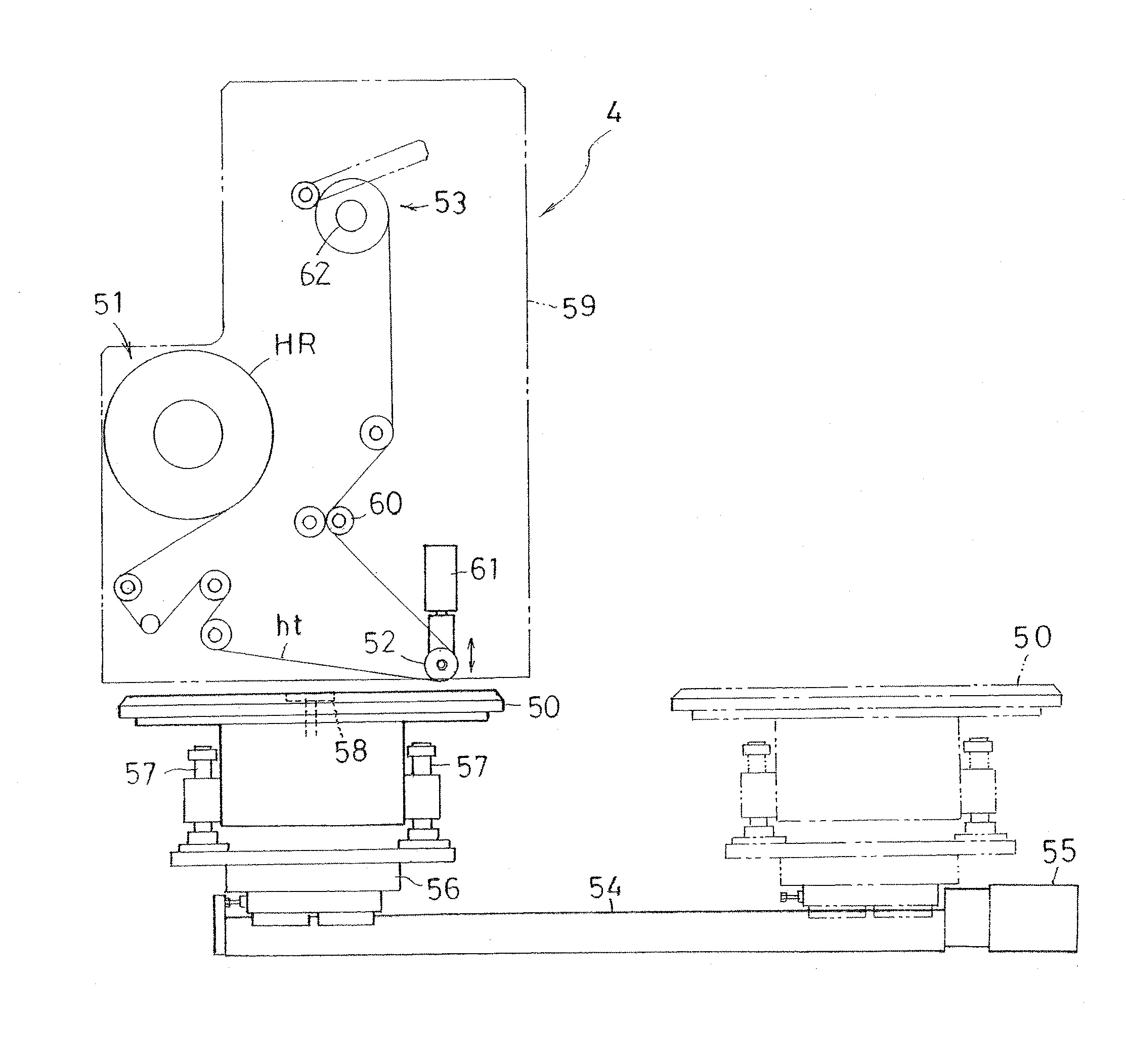 Double-faced adhesive tape joining method and double-faced adhesive tape joining apparatus