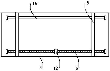 Display panel injection mould mounting device