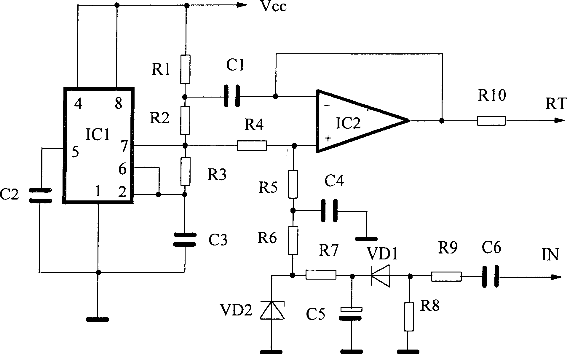 Ballast of random noise and sawtooth wave composite frequency modulation for gold halogen lamp