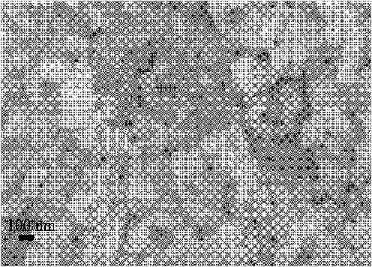 Method for preparing carbon-hybridized nickel lithium ferrite nano-catalyst
