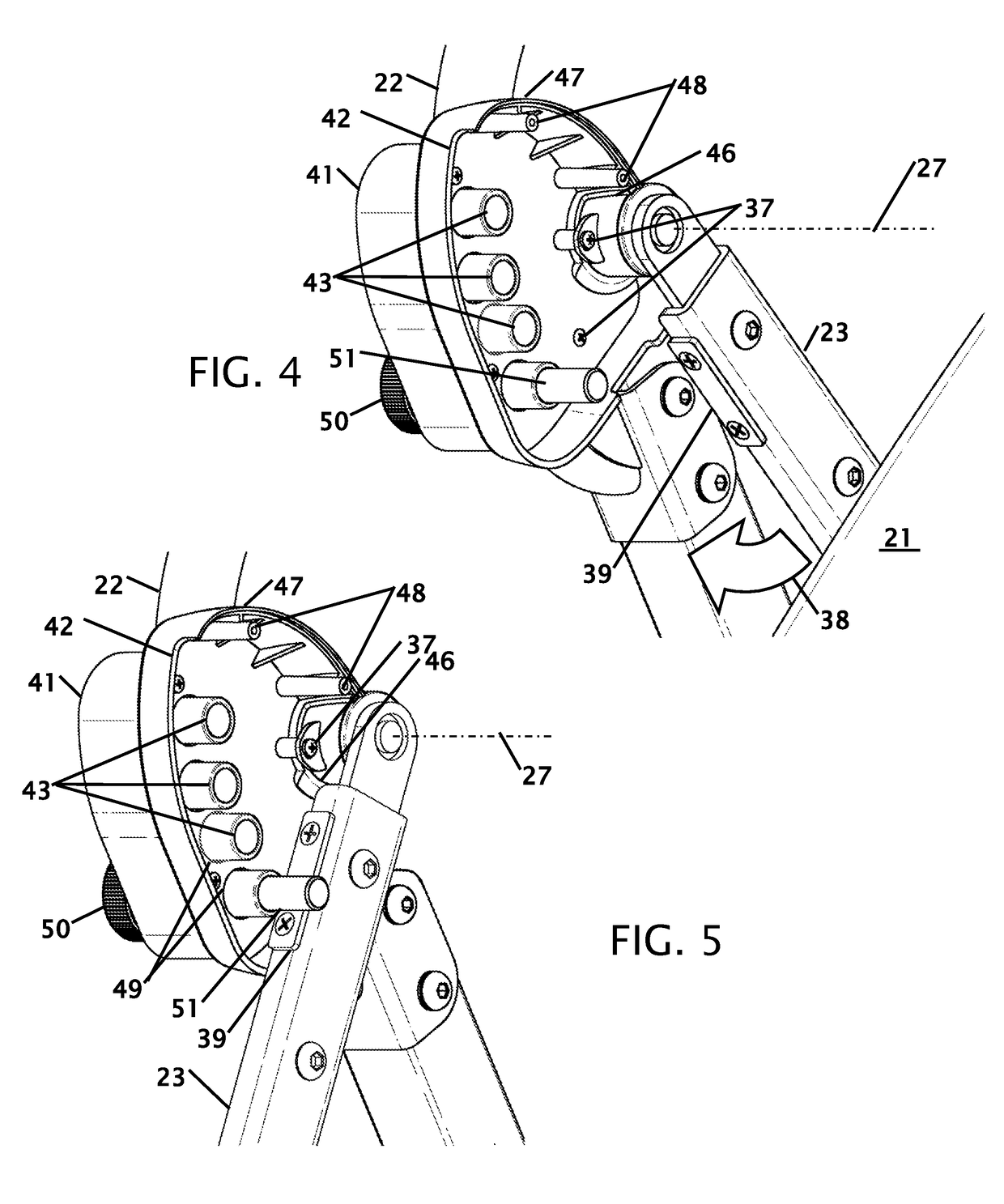 Pin Cover for an Inversion Table