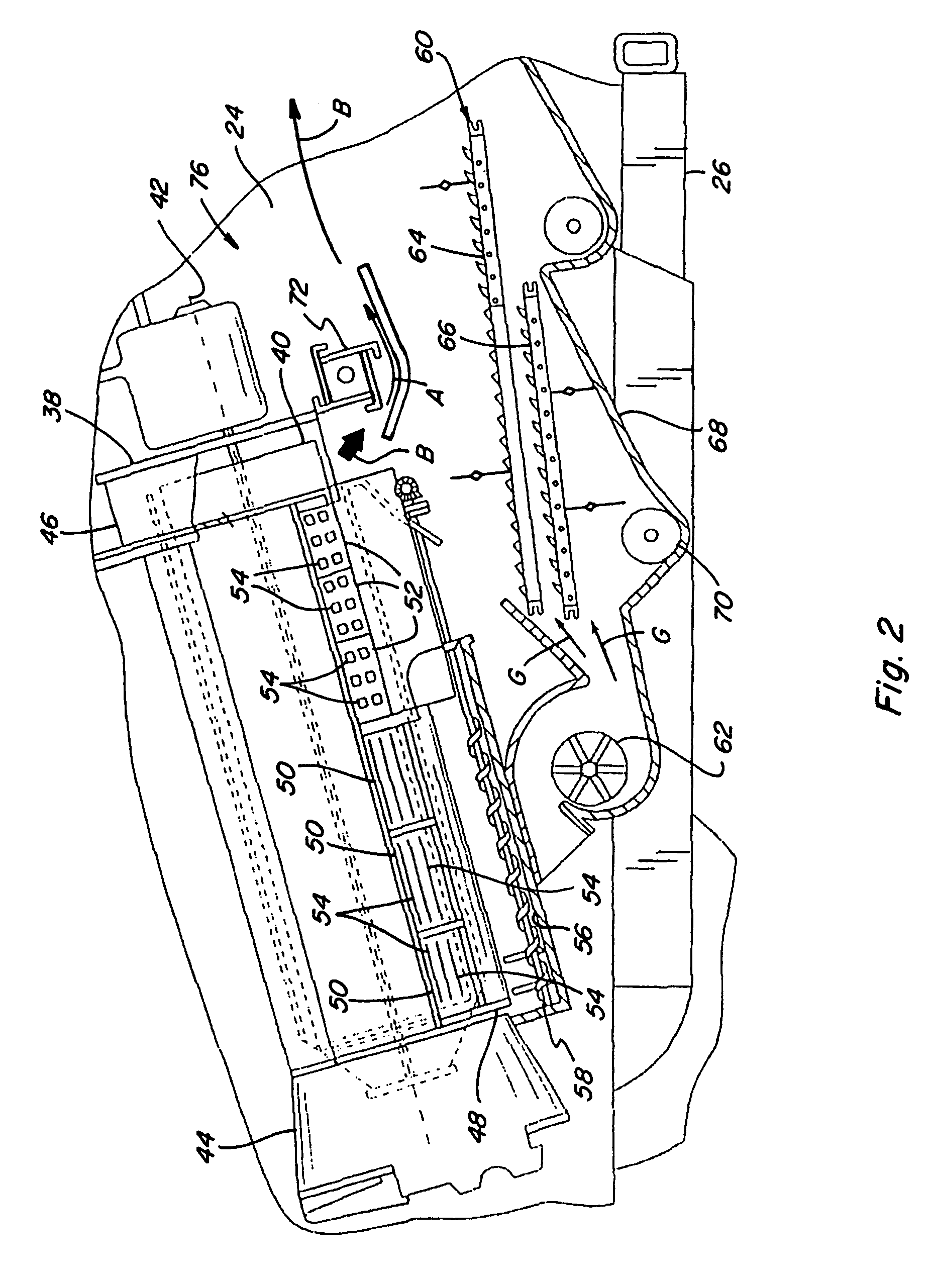 Combine harvester power management control