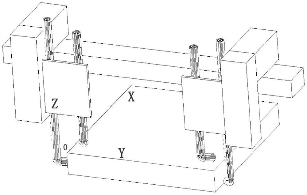 A positioning device and method for cleaning billet corners