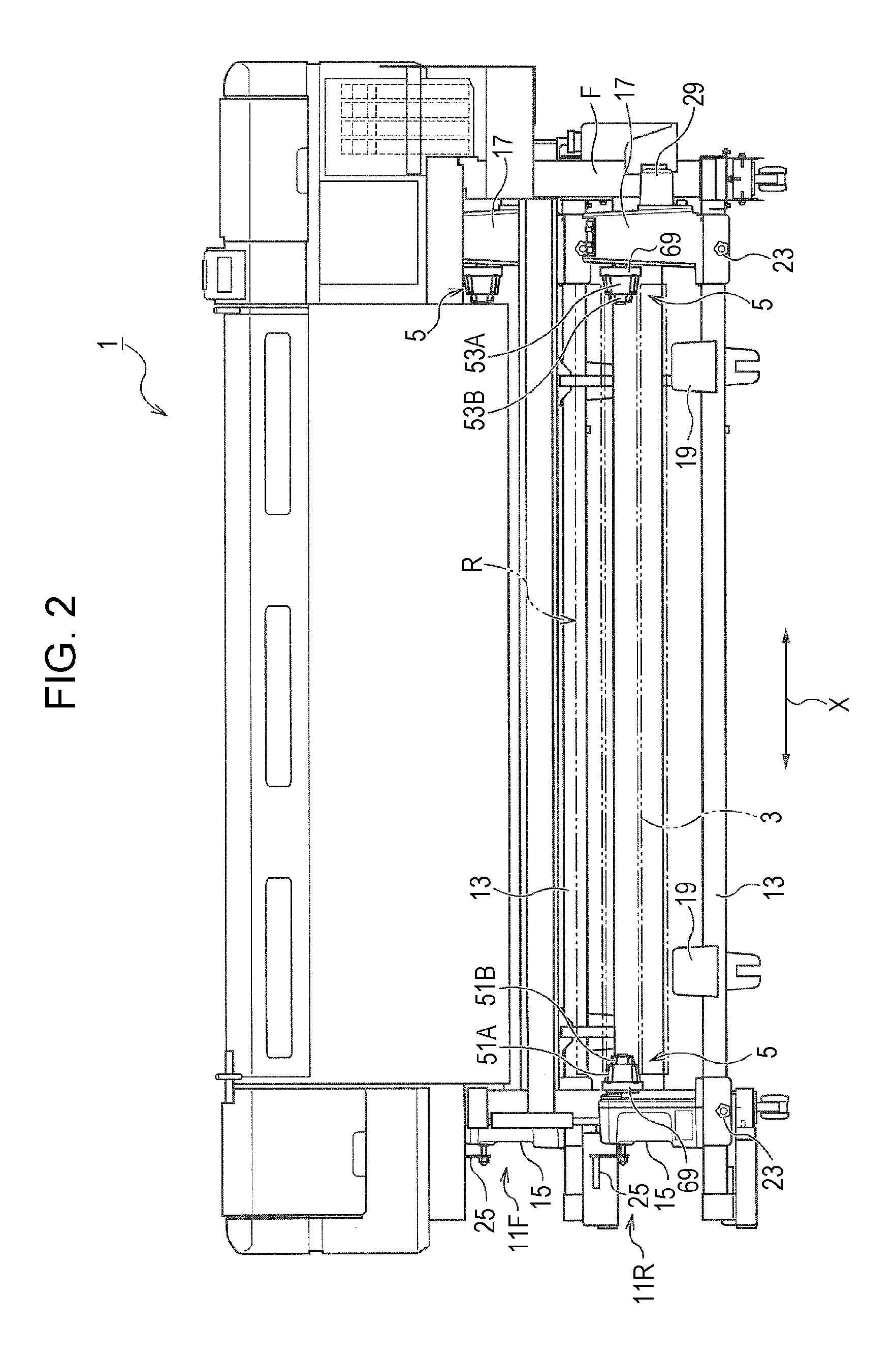 Core tube holding device and recording apparatus