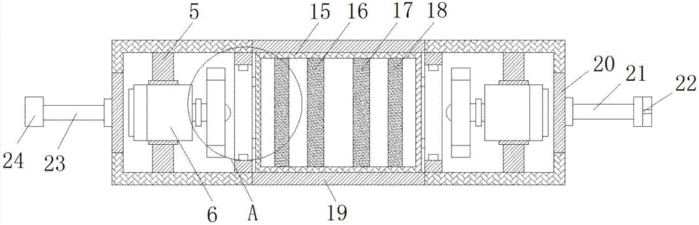 Vehicle-mounted formaldehyde purifying device for preventing mistaken touch