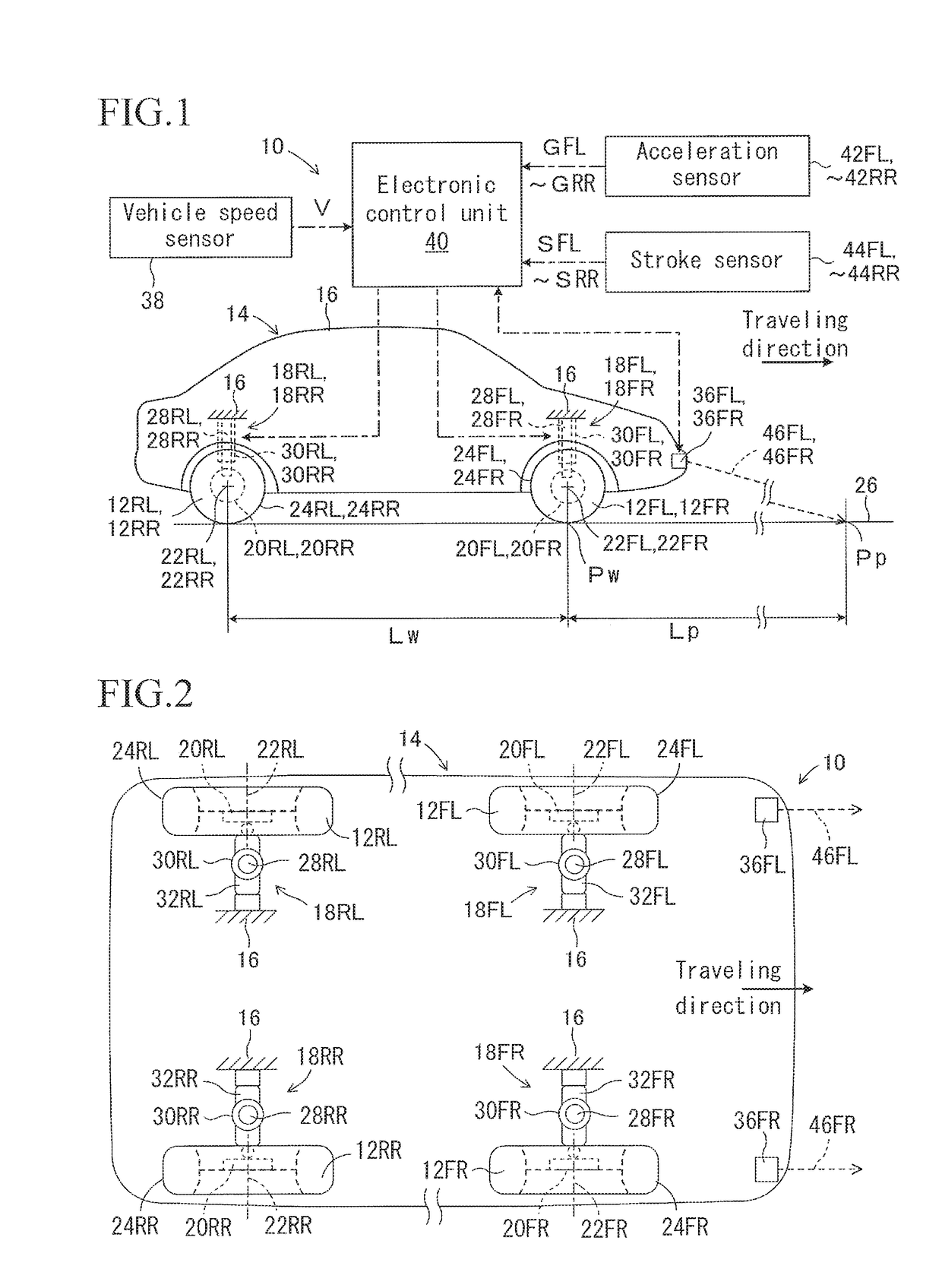 Damping force control apparatus for vehicle