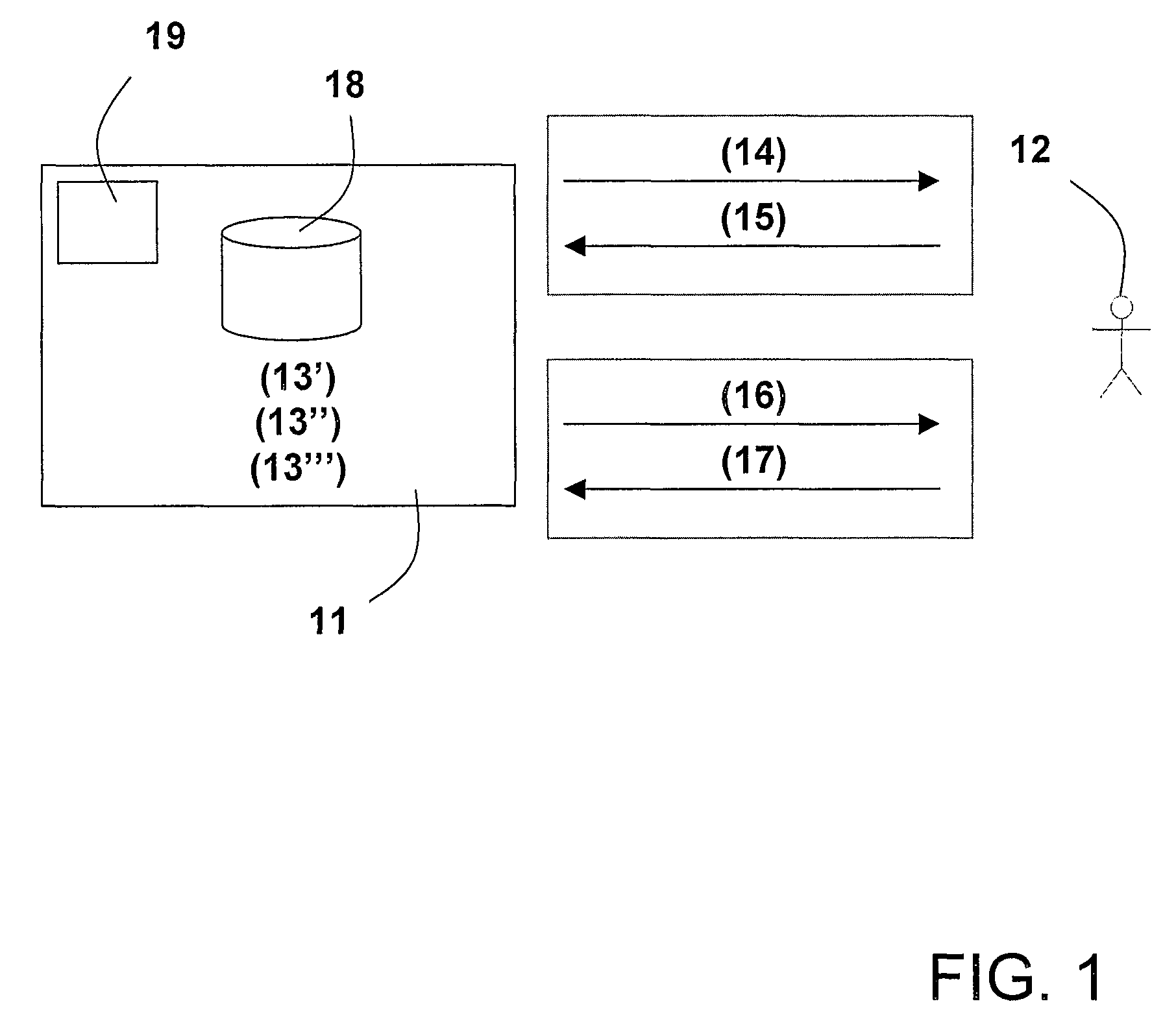 Method and system for electronic reauthentication of a communication party