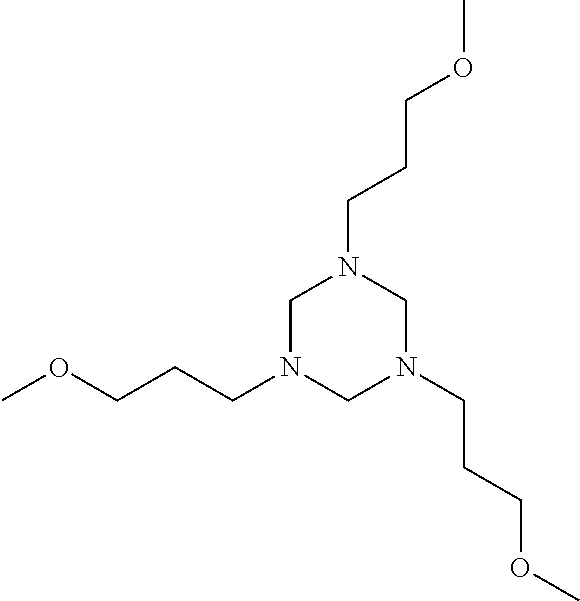 Hexahydrotriazines, synthesis and use