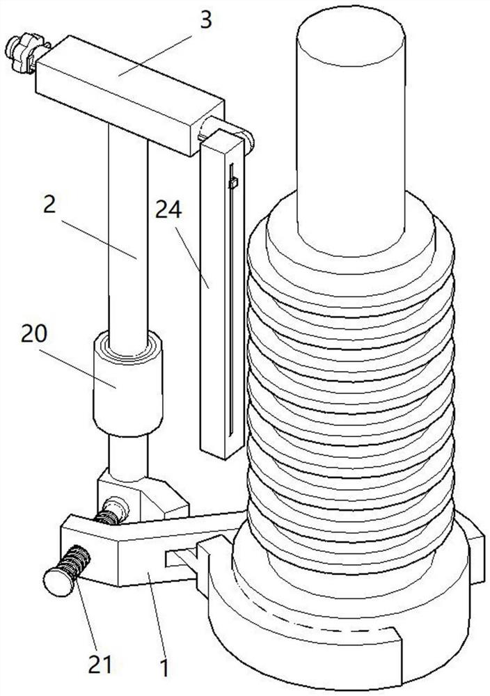 Vacuum degree detection device for 110kv vacuum circuit breaker