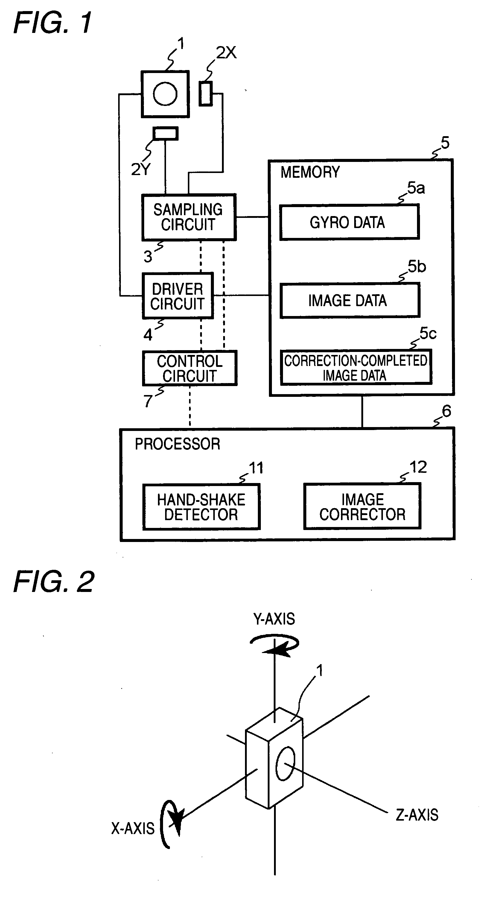 Image capturing device, correction device, mobile phone, and correcting method