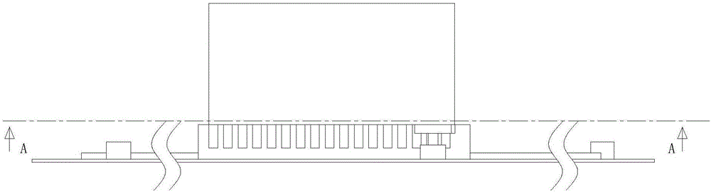 Slurry spraying device for lace cloth