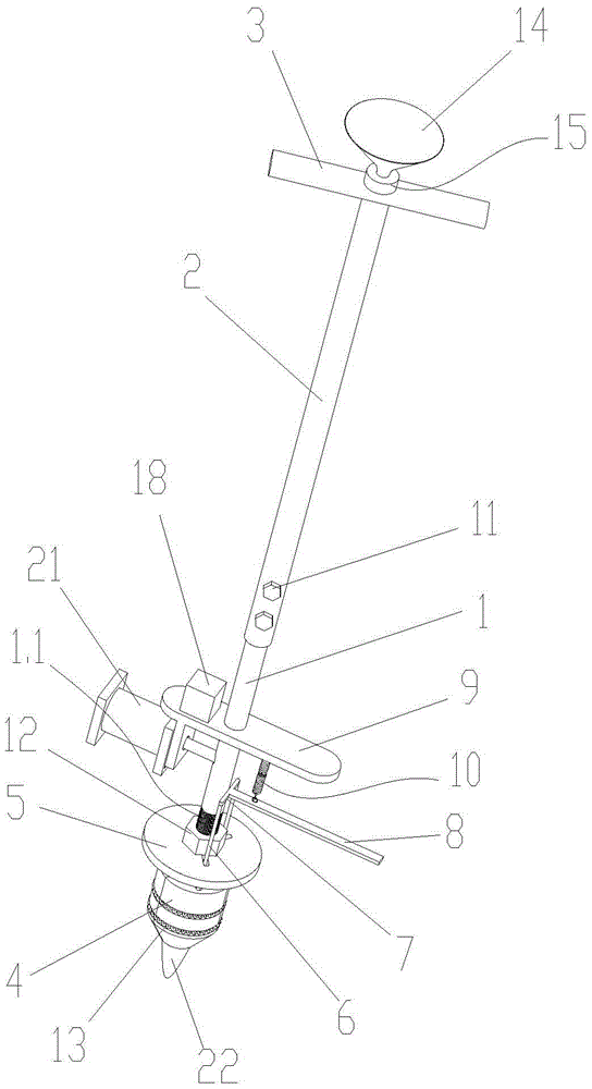 A portable fast seeding device