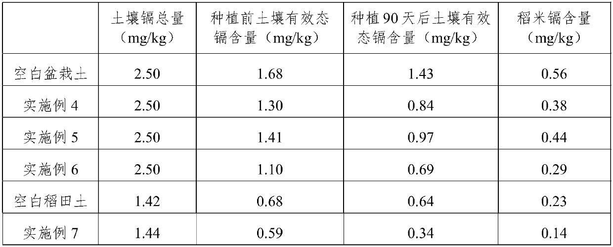 Preparation method and application of biochar-based conditioner for cadmium contaminated soil