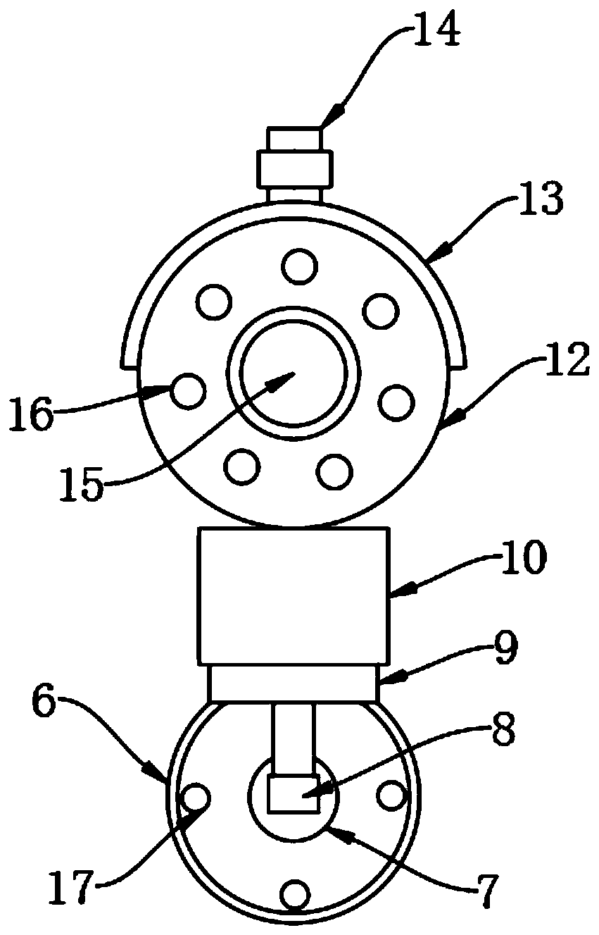 Monitoring device for security protection engineering