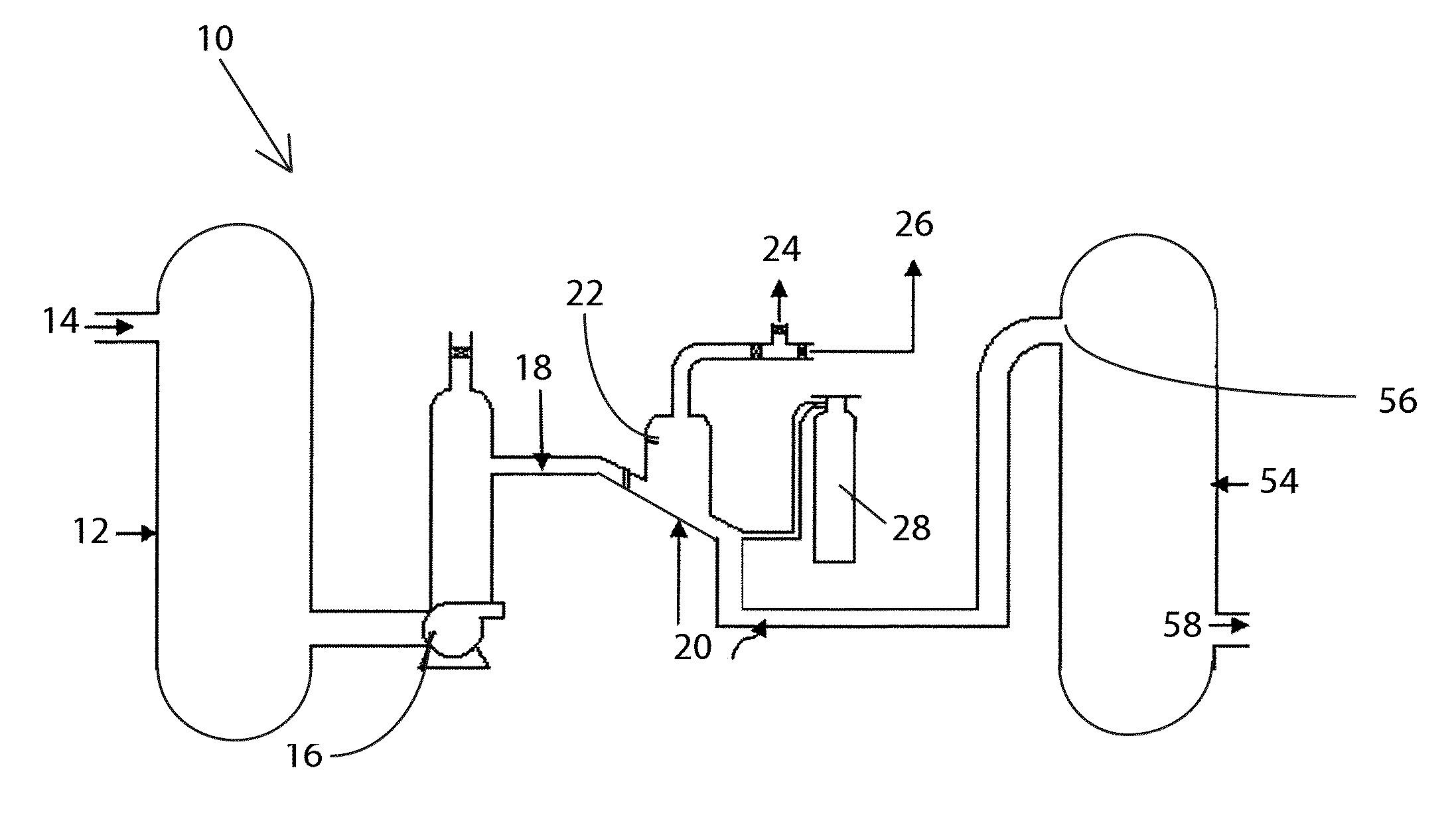 Method for UV photolytic separation of pollutant gases from an emission stream