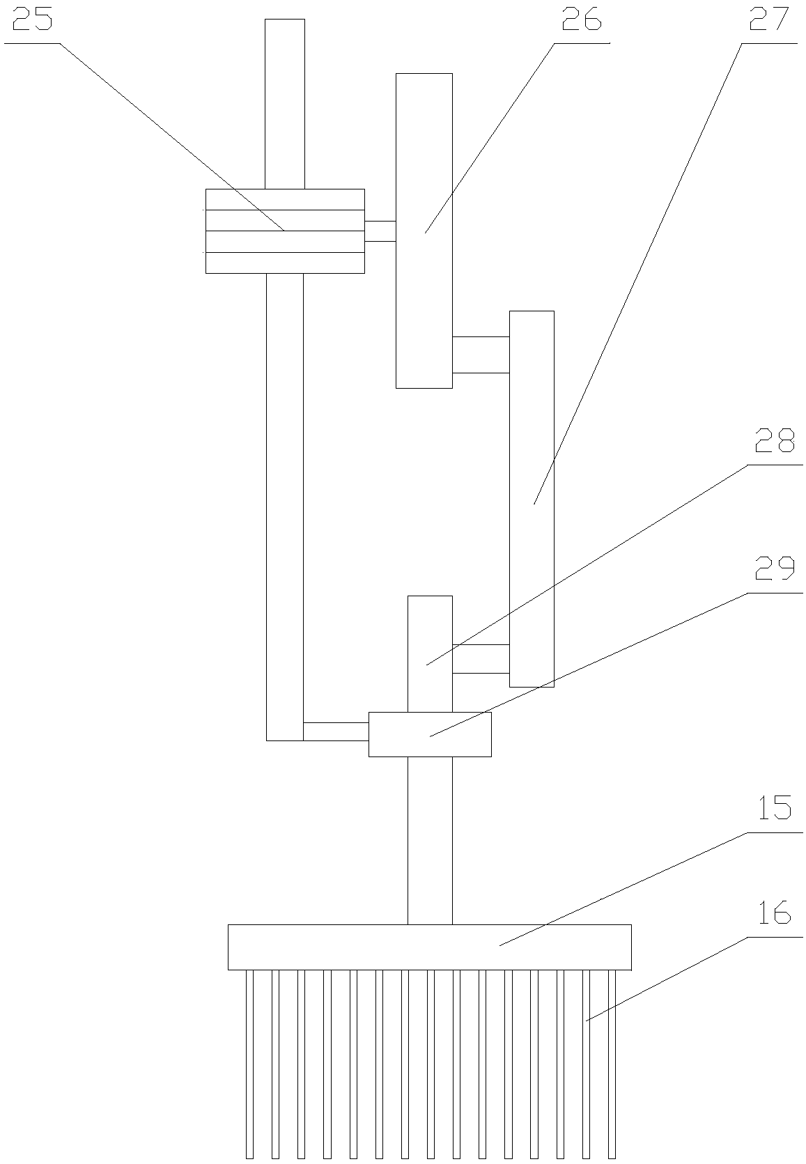 Convenient type straw treating device with crushing function and based on internet of things