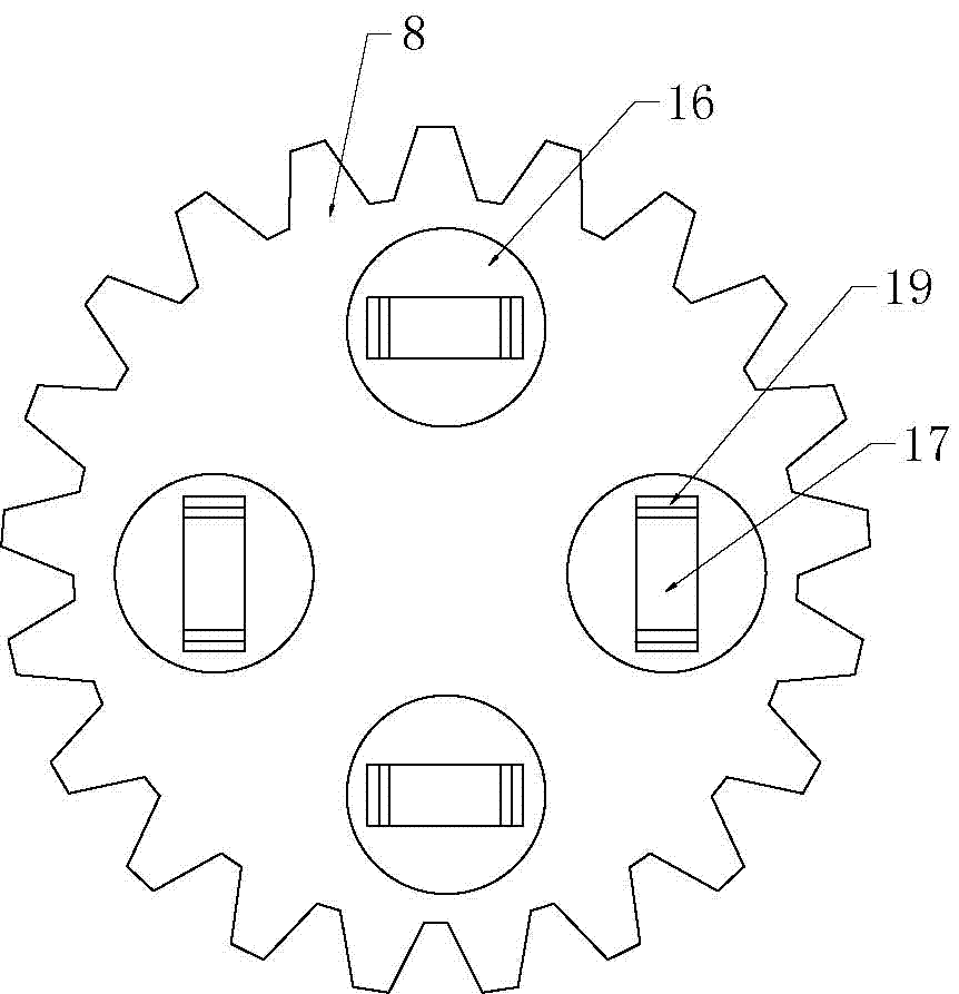 Safe efficient stamping machine