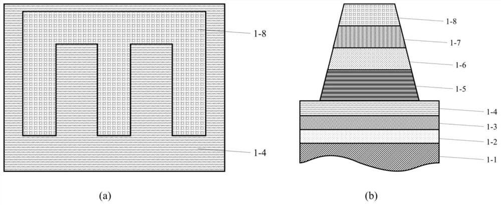 Deep ultraviolet micro-LED with high electro-optical conversion rate and inverted structure and preparation method of deep ultraviolet micro-LED