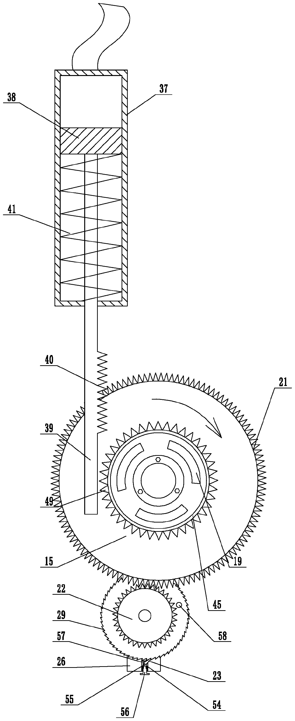 A steam and electric dual power drive fan structure