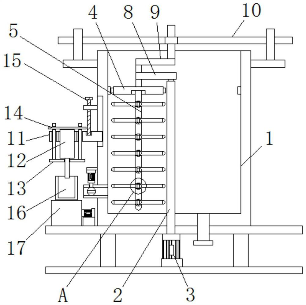 PH regulation and control equipment for weak acid formula antibacterial solution