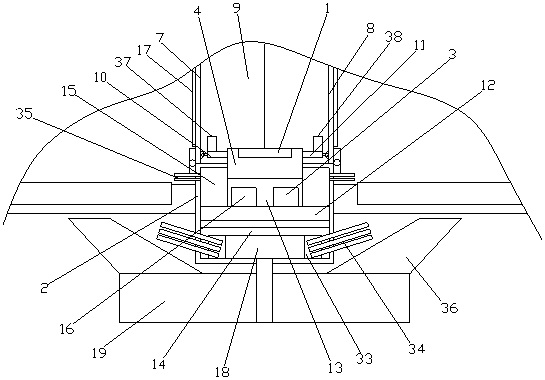 Industrial robot for unmanned aerial vehicle and working method thereof