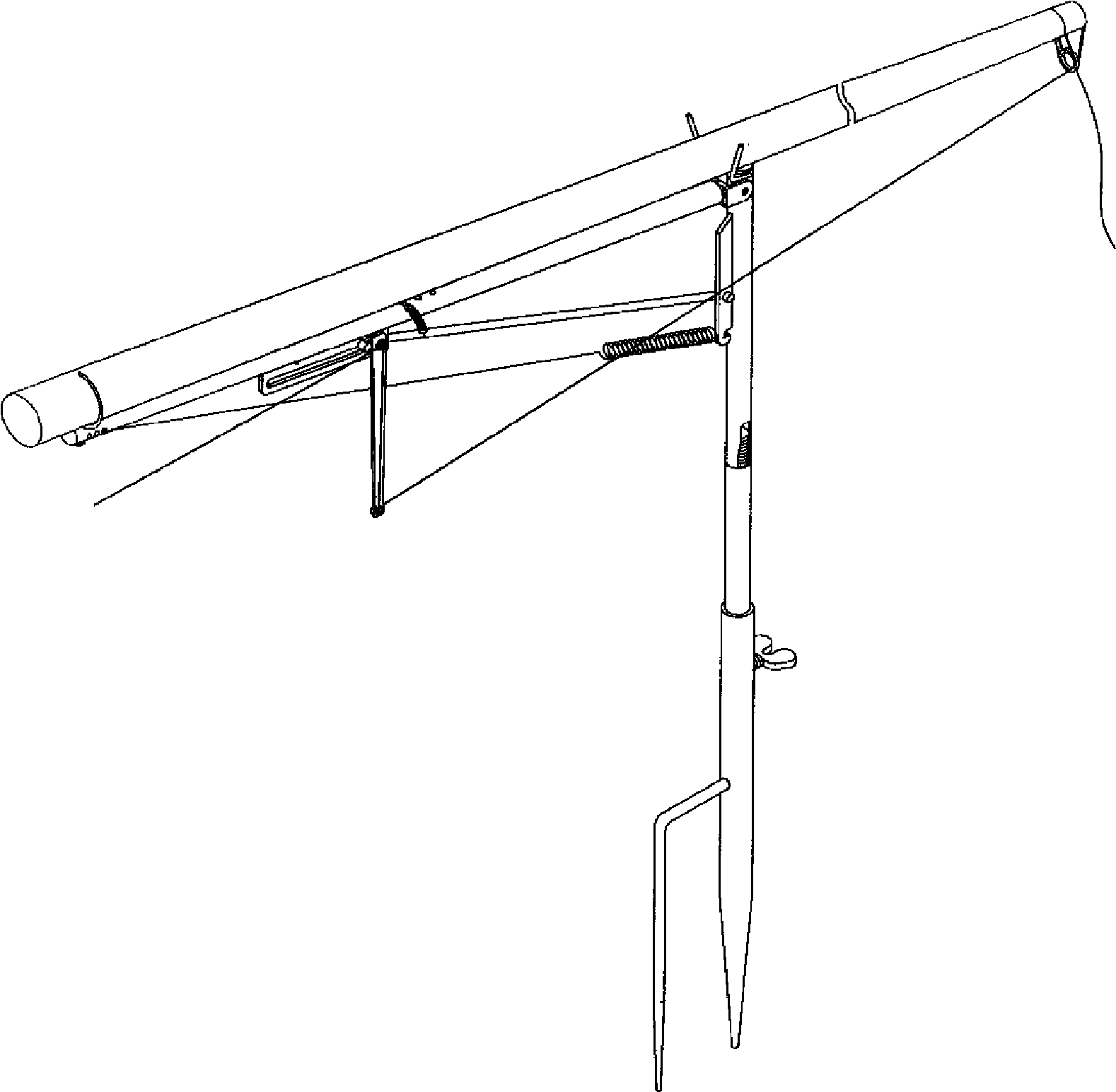 Automatical fishing bracket