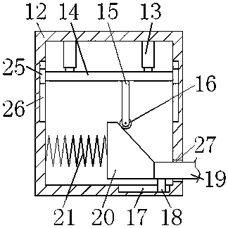 Multiple-return-stroke biomass hot blast furnace