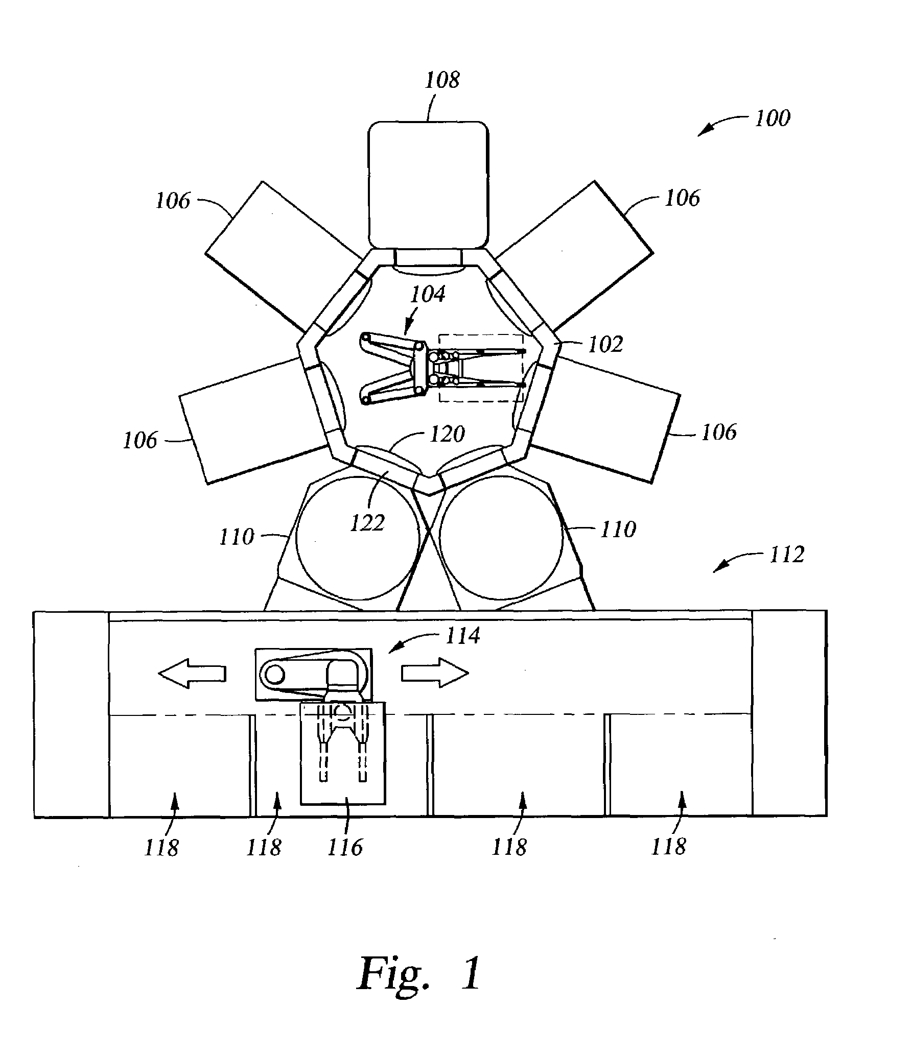 End effector assembly for supporting a substrate