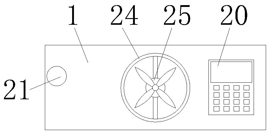 Adjustable projection device for information technology research and using method