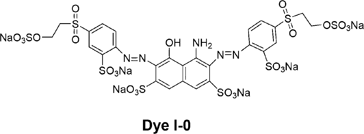 Black bisazo sulfonic acid compound, and salt, preparation method and application thereof