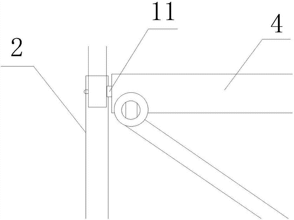 Folding medical trolley