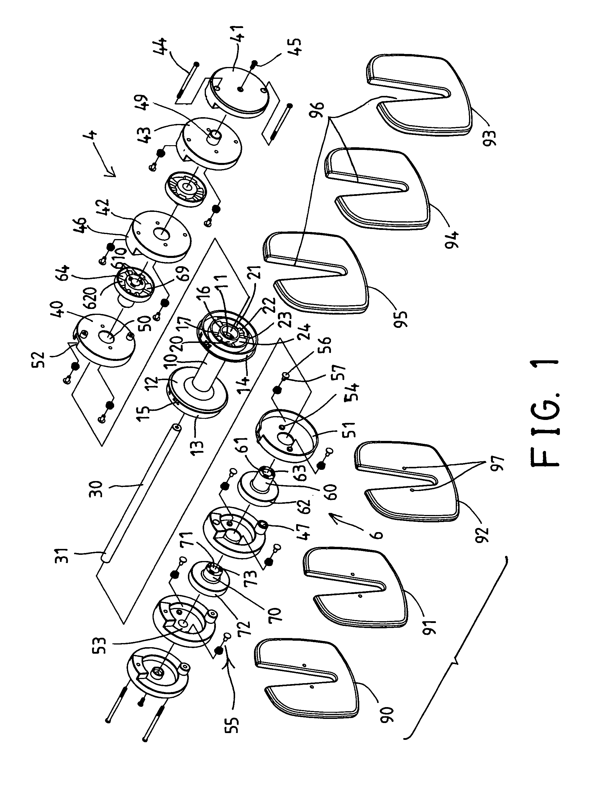 Adjustable dumbbell