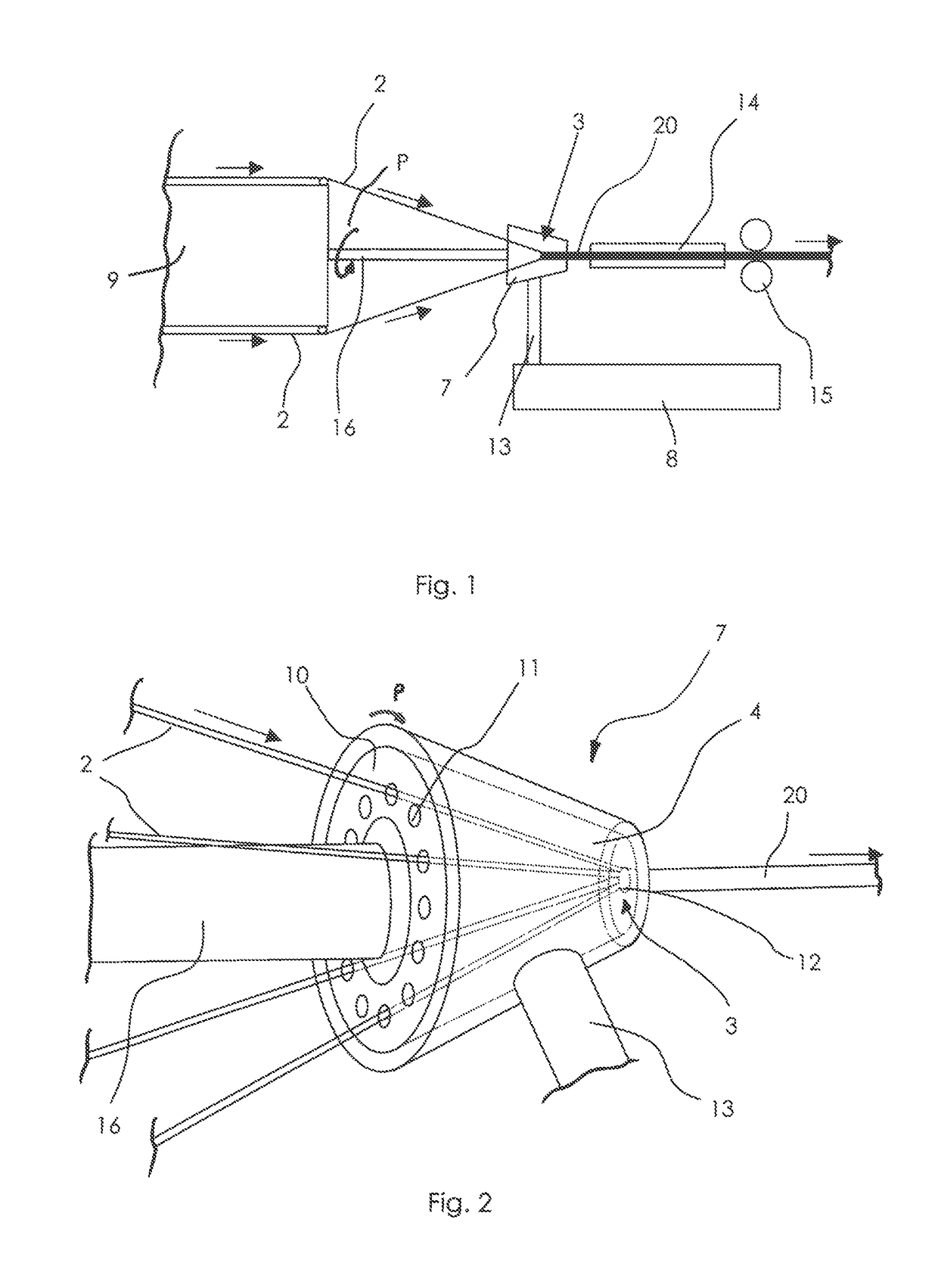 Method for producing a strand or cable