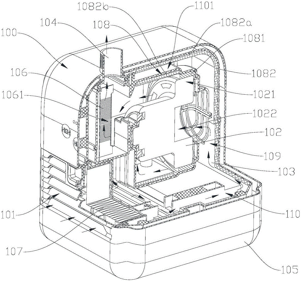 Faucet-type air blower