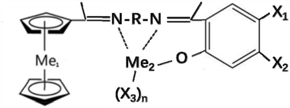 Polyurethane reaction type organic metal catalyst as well as preparation method and application thereof