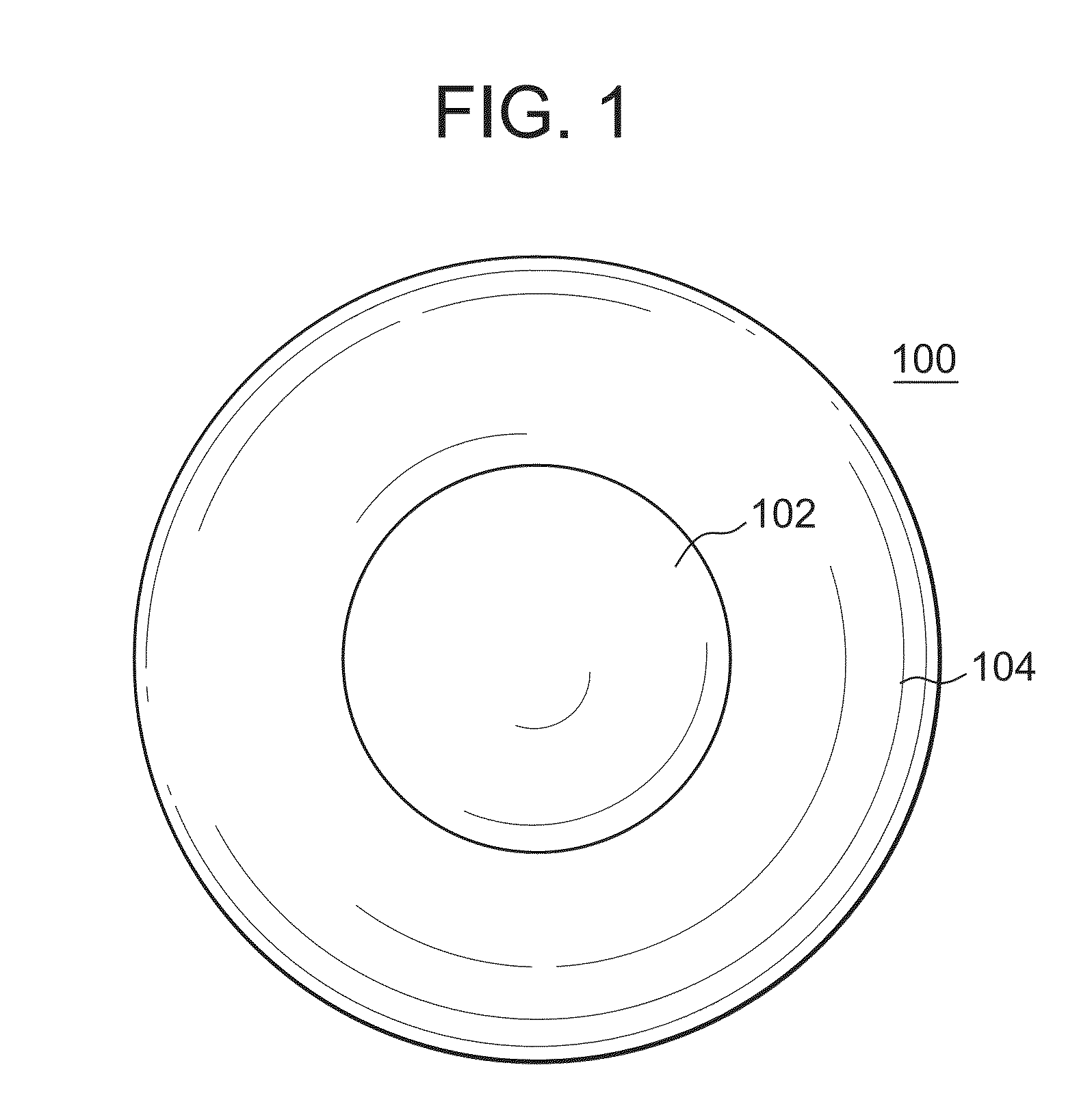 Annular shaped clear layer in cosmetic contact lenses