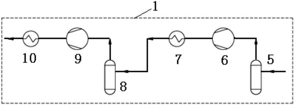 Double-refrigerant circulating natural gas liquefaction system based on wound-tube heat exchanger