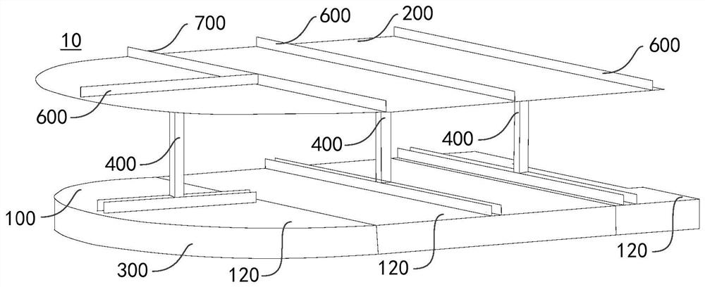 Cover body assembly and pool reactor