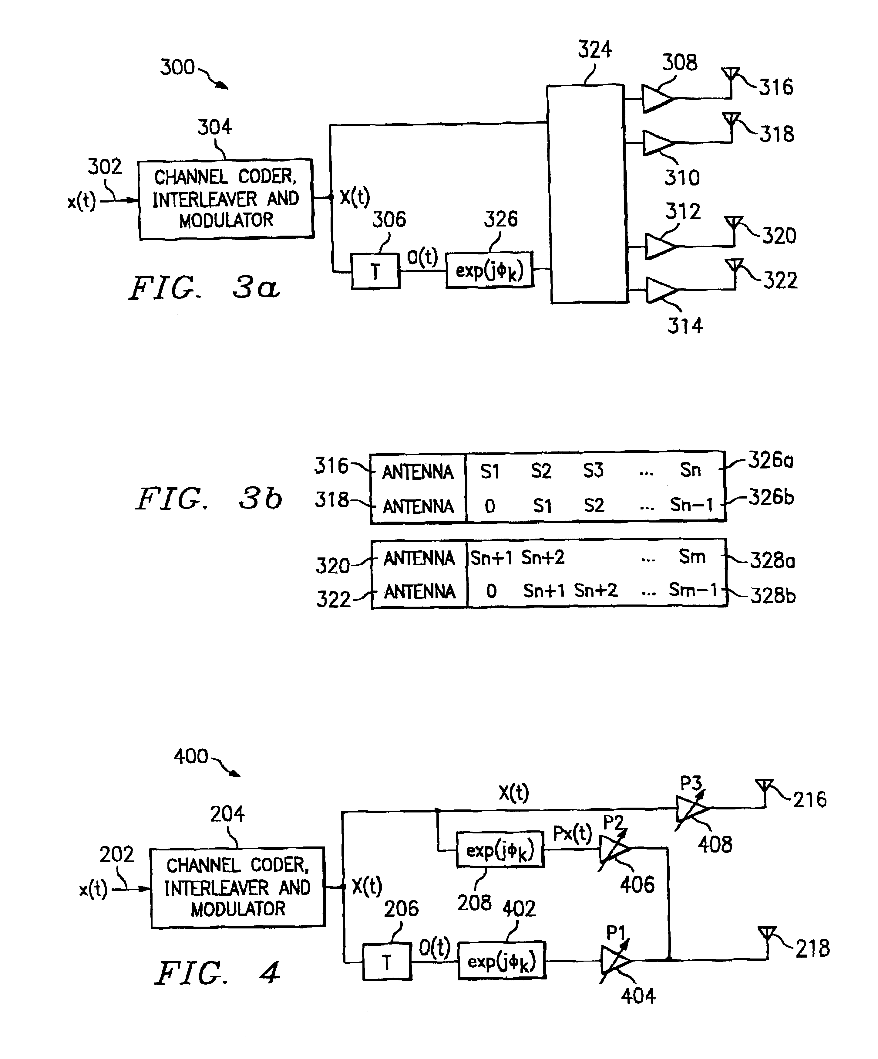 Hopped delay diversity for multiple antenna transmission