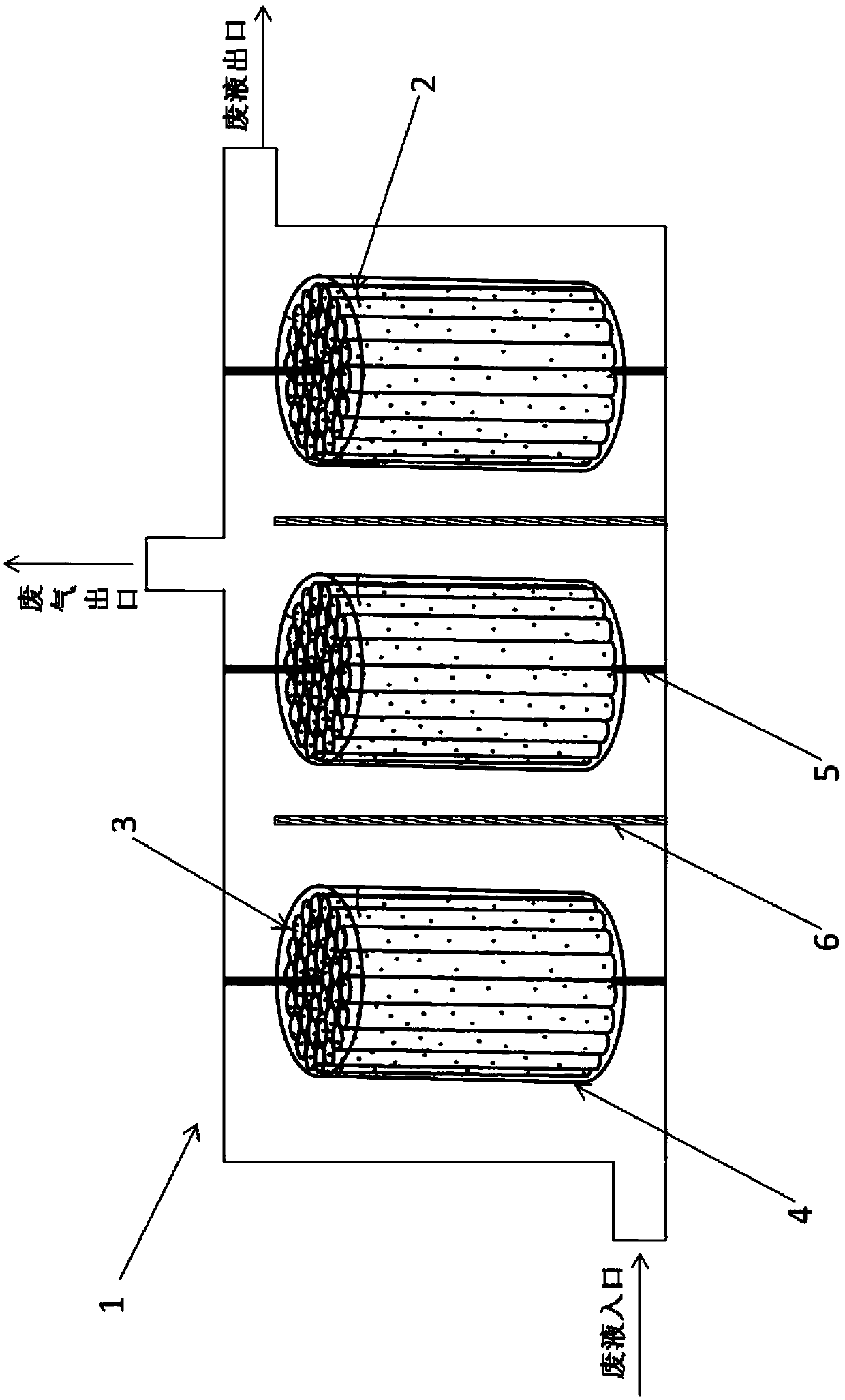 Liquid waste treatment device