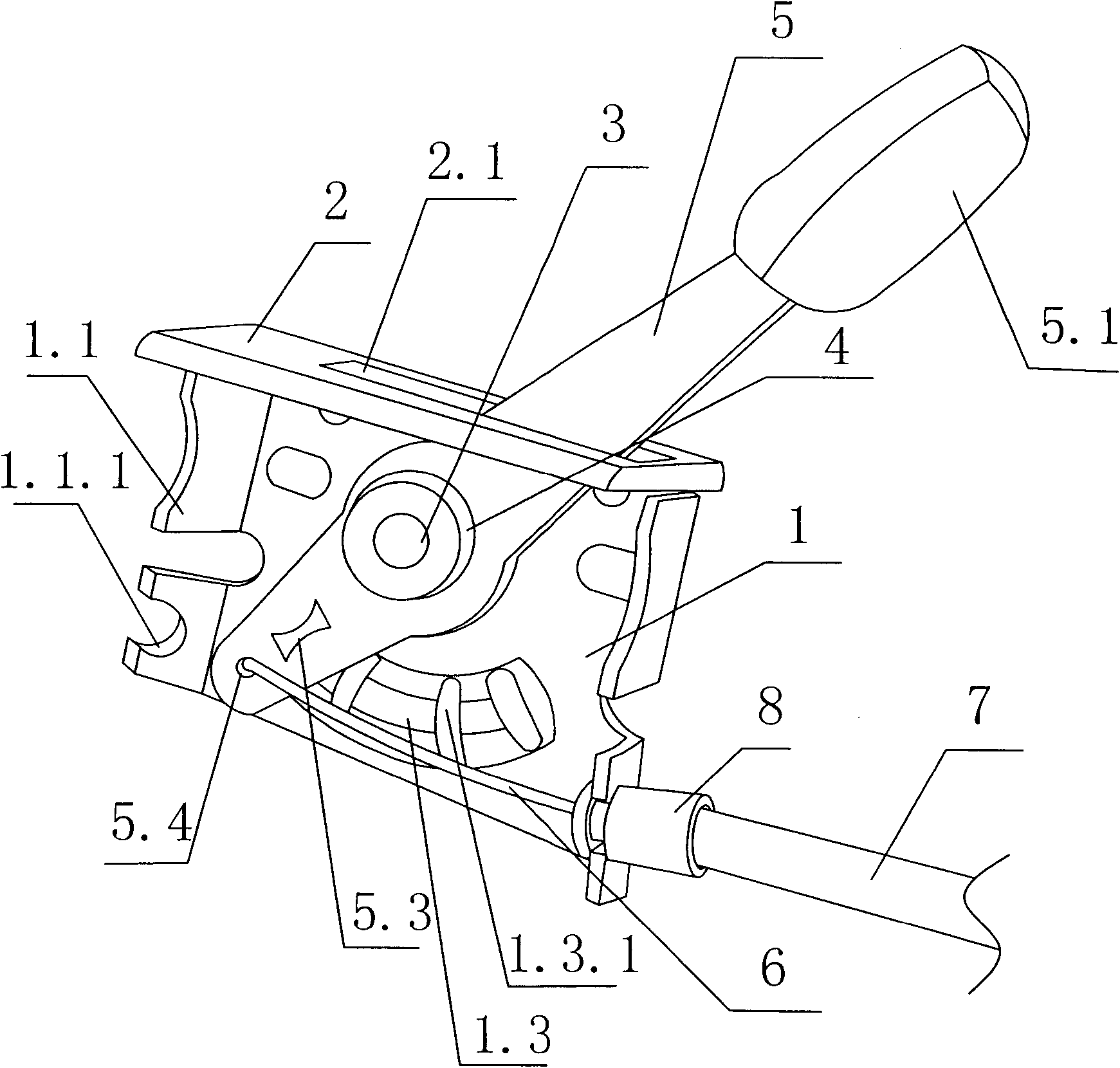 Throttle control device for mower