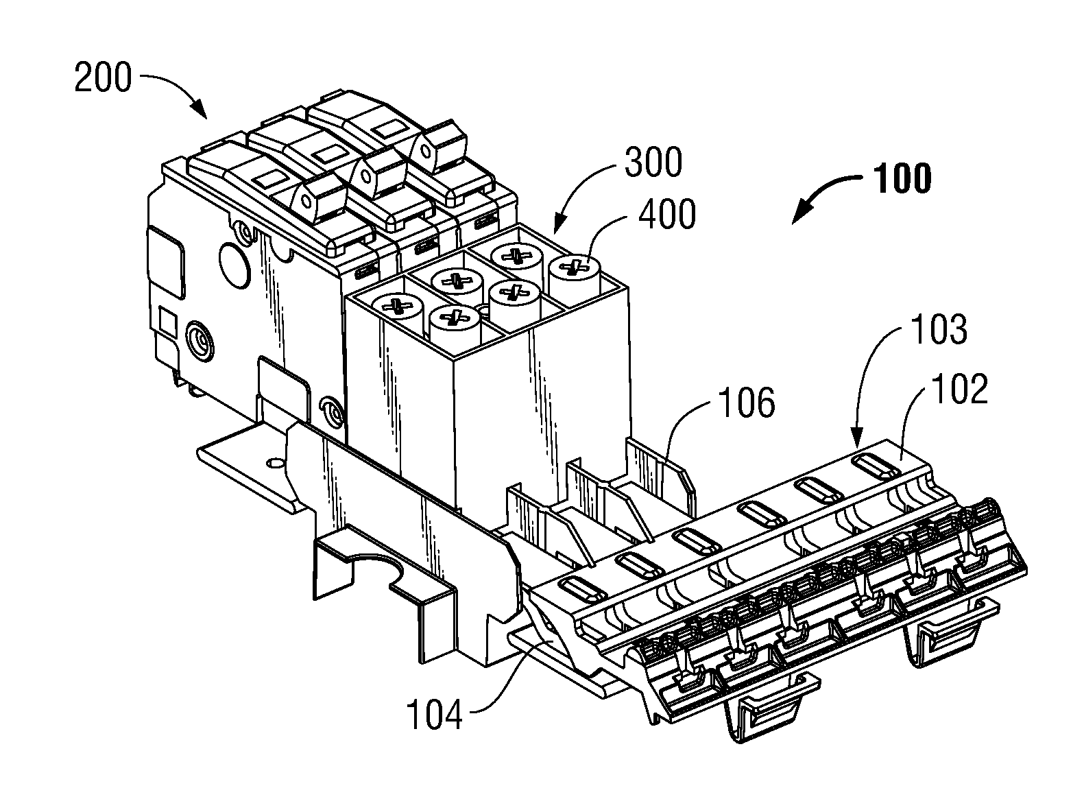 Isolated bolt-on circuit breaker system for an energized panelboard