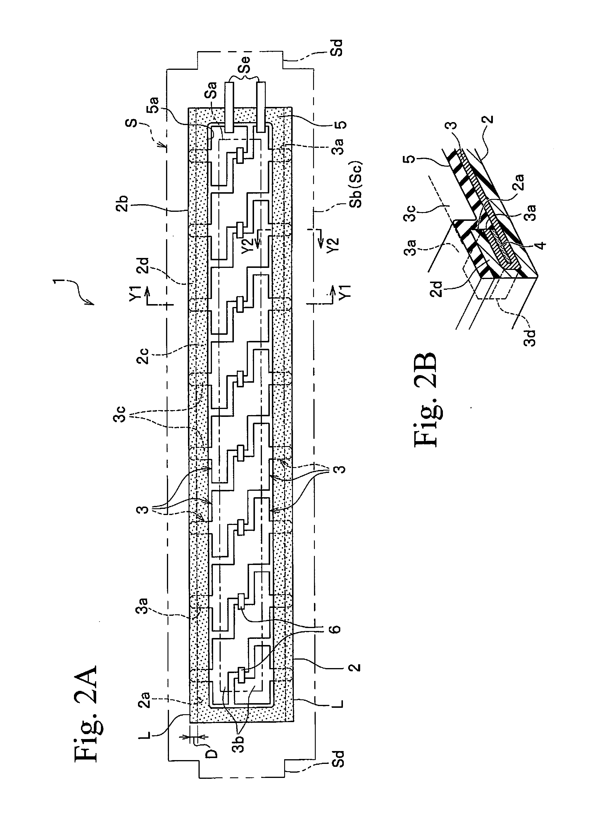 Wiring board and light emitting device using same