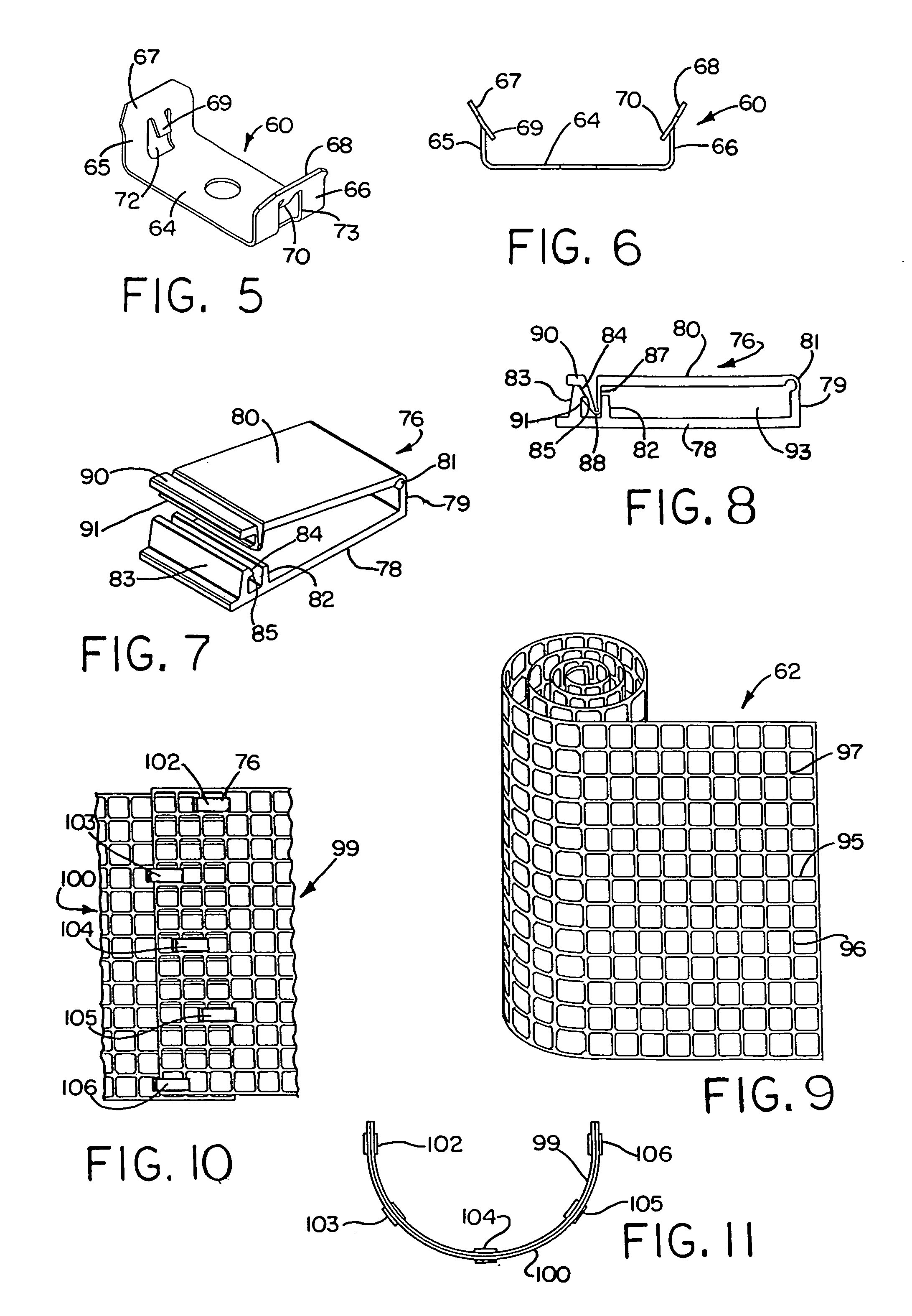 Cable support and distribution system and method