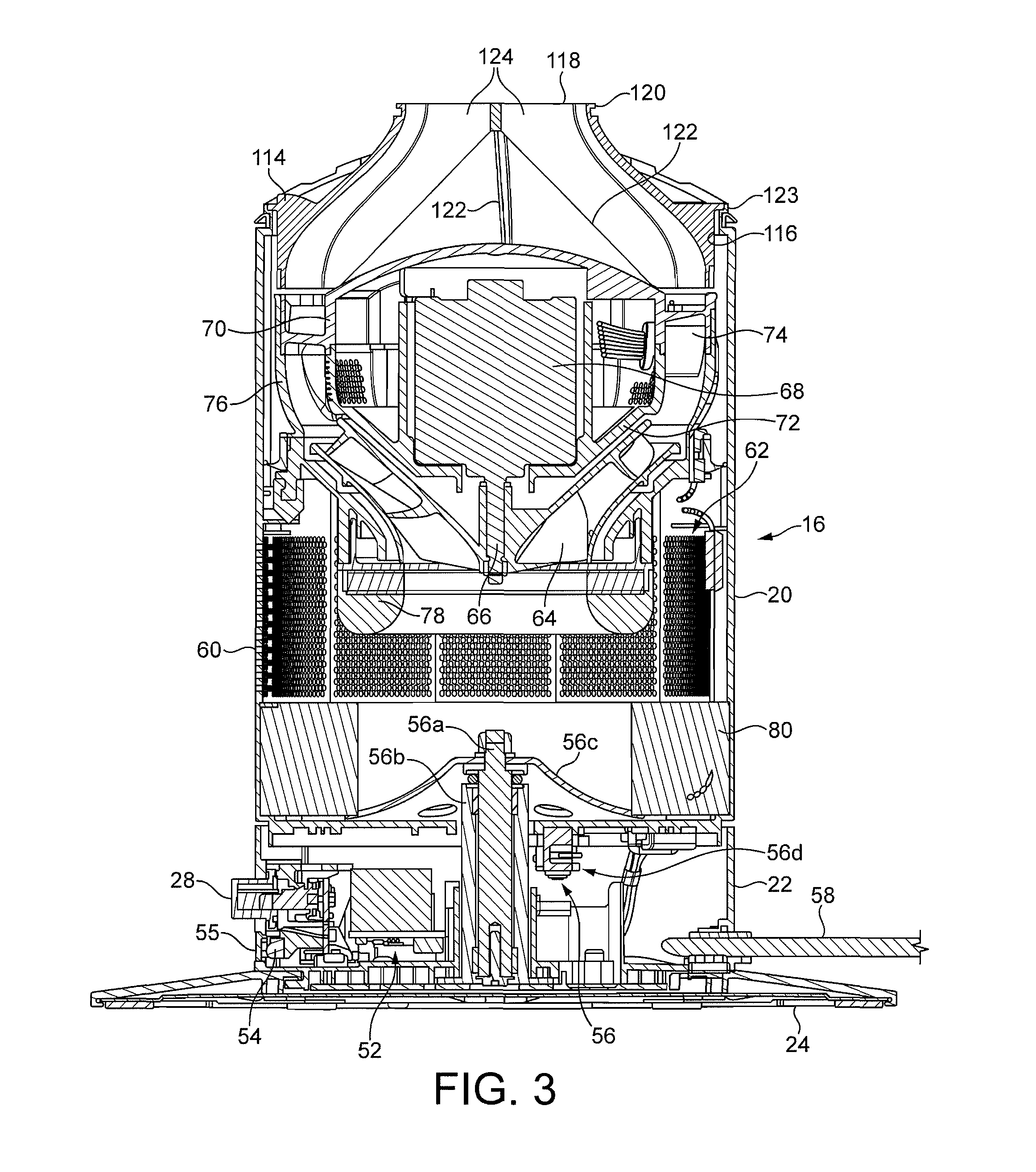 Fan having a magnetically attached remote control