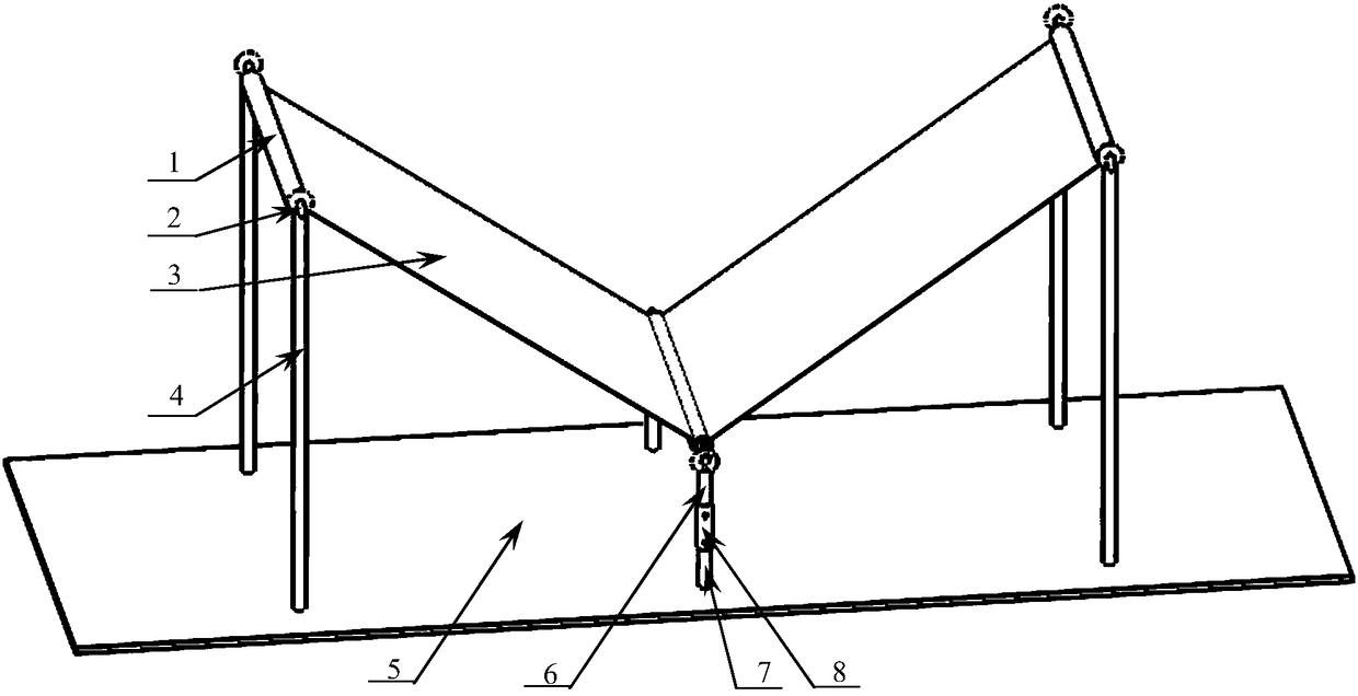 Vehicle-mounted road surface crack detection system detection device based on variable-depth cracks